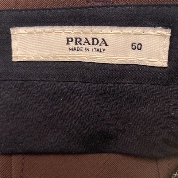 Prada Dress Pant In Aubergine / Brown Tone size M - Picture 4 of 13